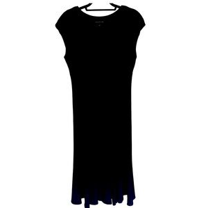Jones NY Black T-Length Dress